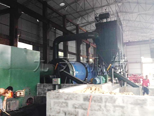 薯渣烘干機(jī)客戶現(xiàn)場圖