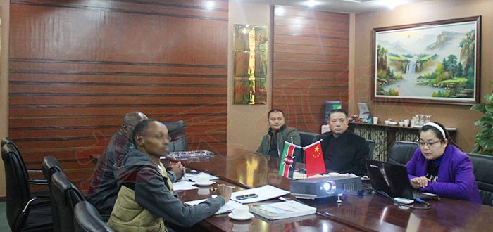 生物質(zhì)顆粒燃料生產(chǎn)線出口肯尼亞交流會