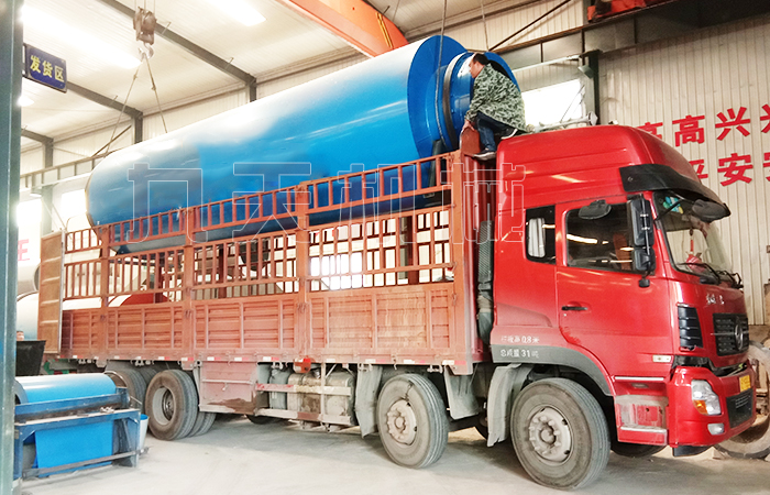 湖南竹屑烘干制粒生產(chǎn)線發(fā)貨